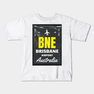 Brisbane Australia Plastic bag style tag Kids T-Shirt